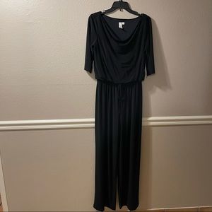 Emma & Michele Black Romper Jumpsuit Size Medium